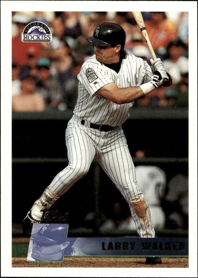 1996 Topps Series 2 Larry Walker #363 trading card