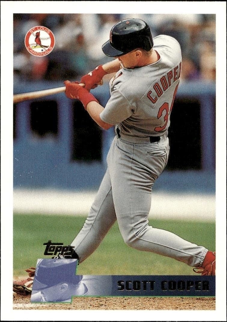 1996 Topps Series 2 Scott Cooper #371 trading card
