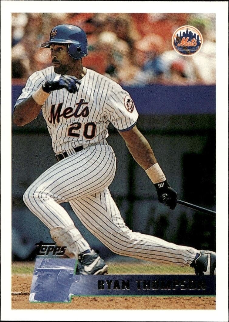 1996 Topps Series 1 Ryan Thompson #77 trading card