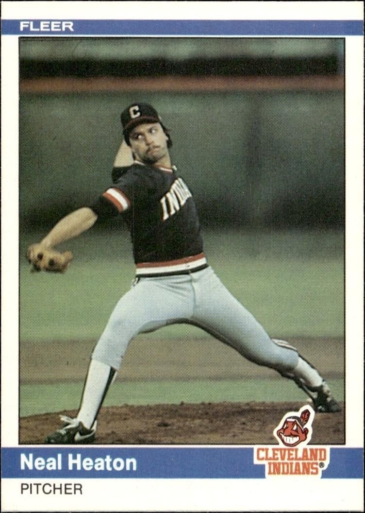 1984 Fleer Neal Heaton #546 trading card