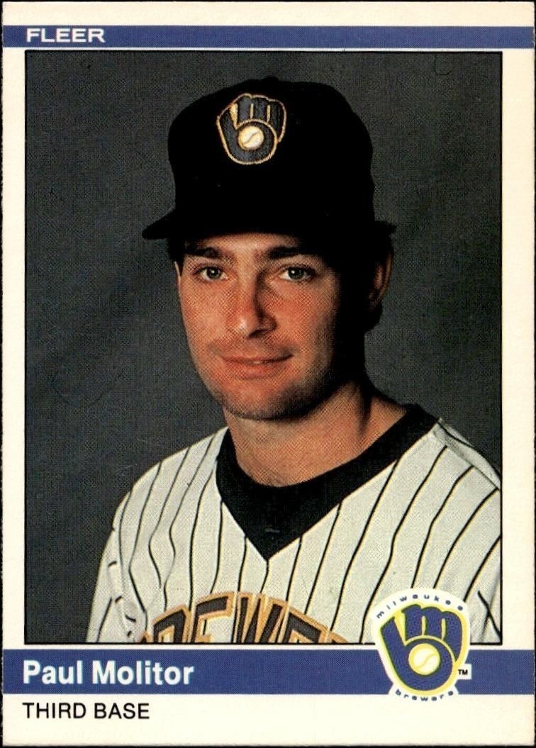 1984 Fleer Paul Molitor #207 trading card