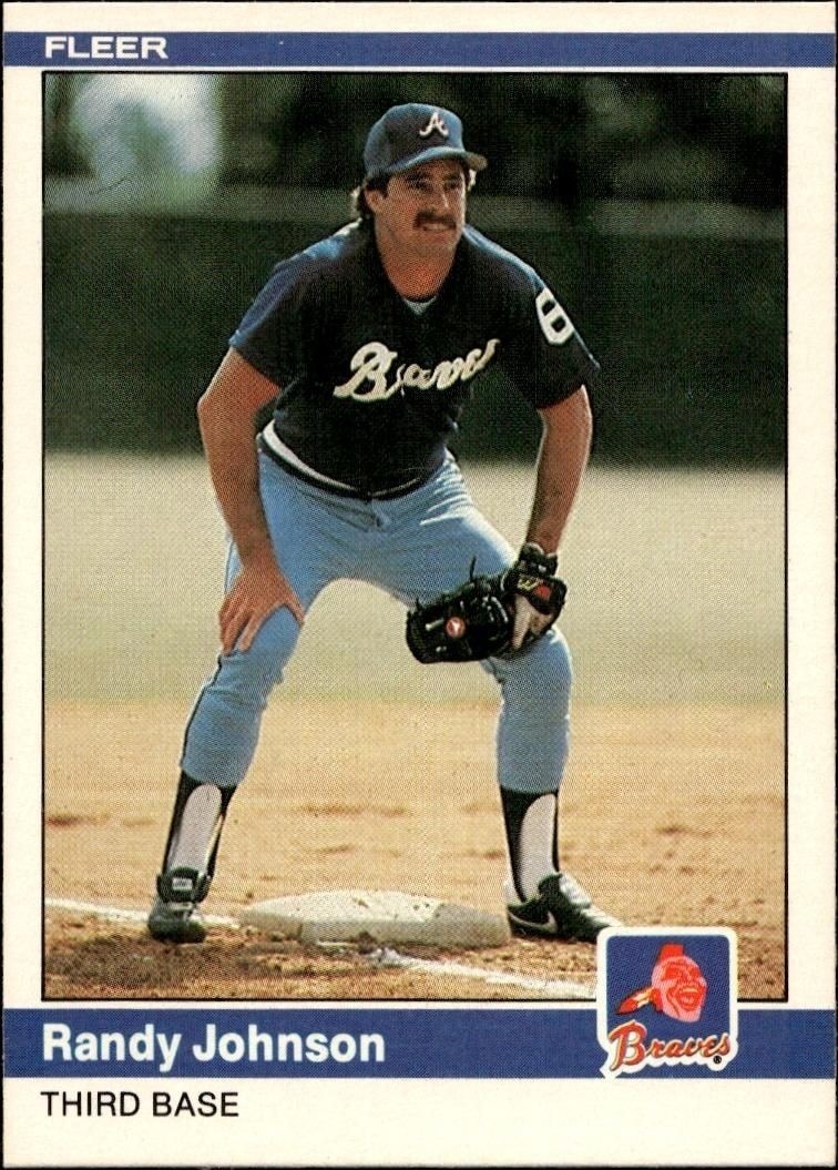 1984 Fleer Randy Johnson #183 trading card