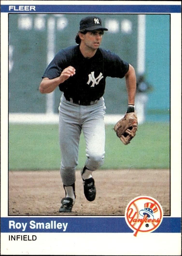 1984 Fleer Roy Smalley #142 trading card