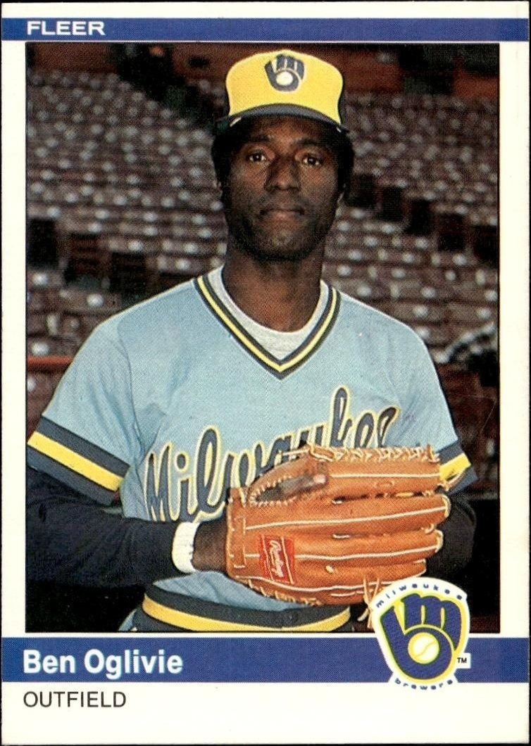 1984 Fleer Ben Oglivie #210 trading card