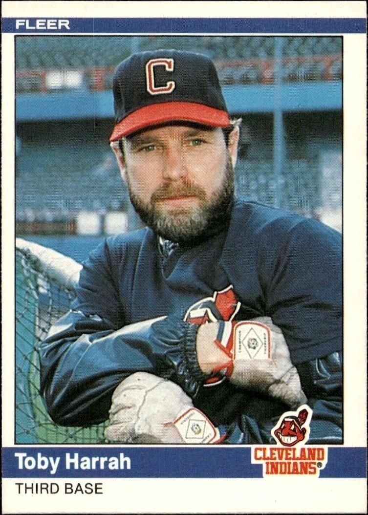 1984 Fleer Toby Harrah #544 trading card