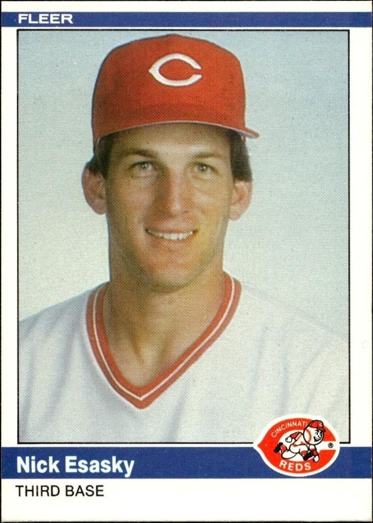 1984 Fleer Nick Esasky #468 trading card