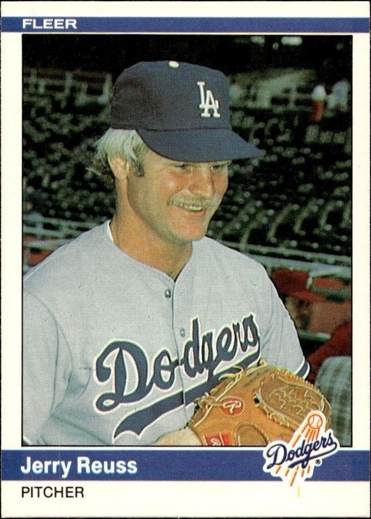 1984 Fleer Jerry Reuss #110 trading card