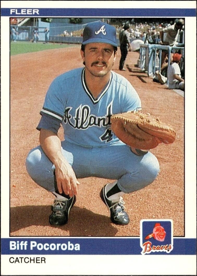 1984 Fleer Biff Pocoroba #189 trading card
