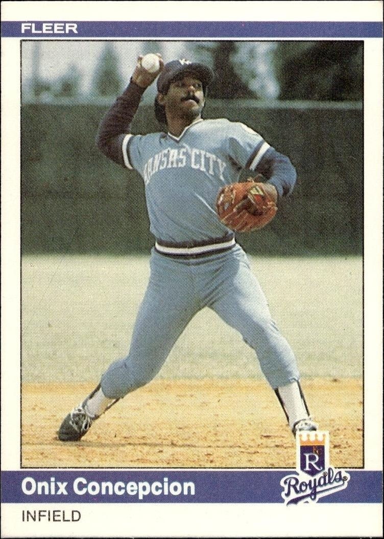 1984 Fleer Onix Concepcion #345 trading card