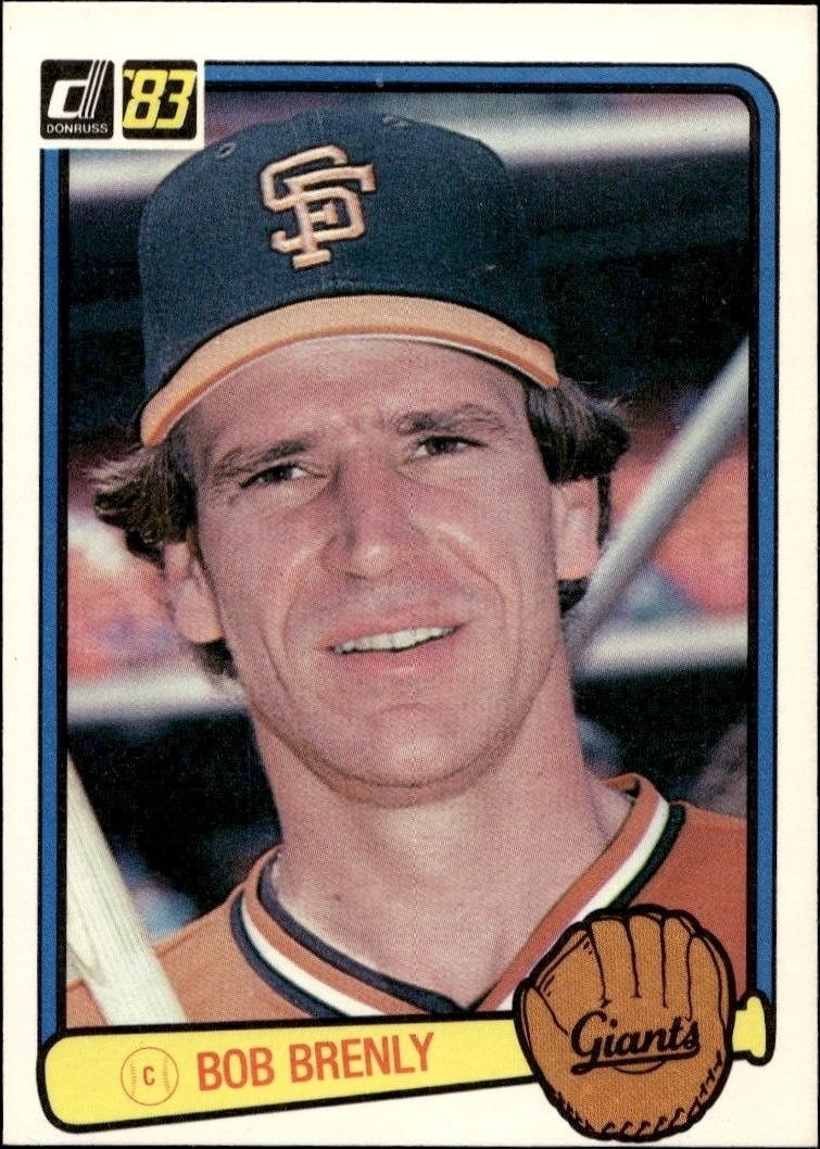 1983 Donruss Bob Brenly #377 trading card