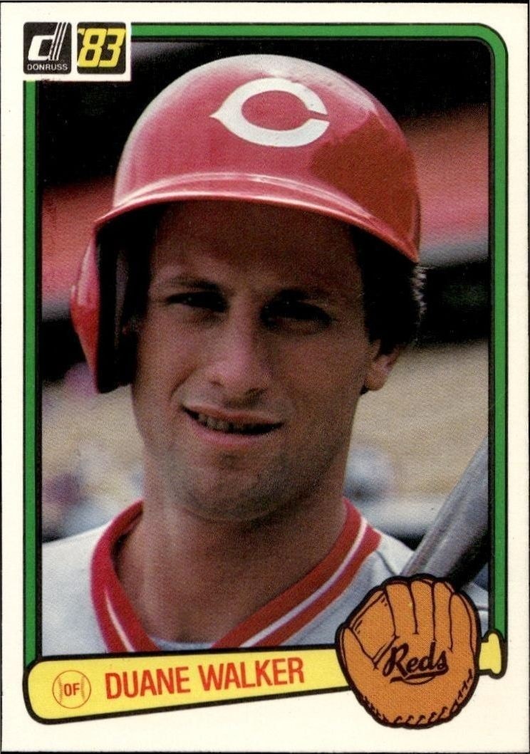 1983 Donruss Duane Walker #624 trading card
