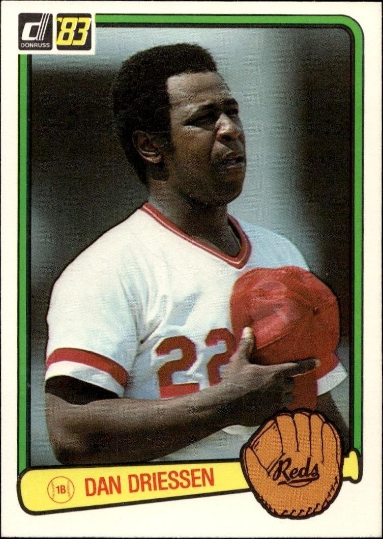 1983 Donruss Dan Driessen #274 trading card