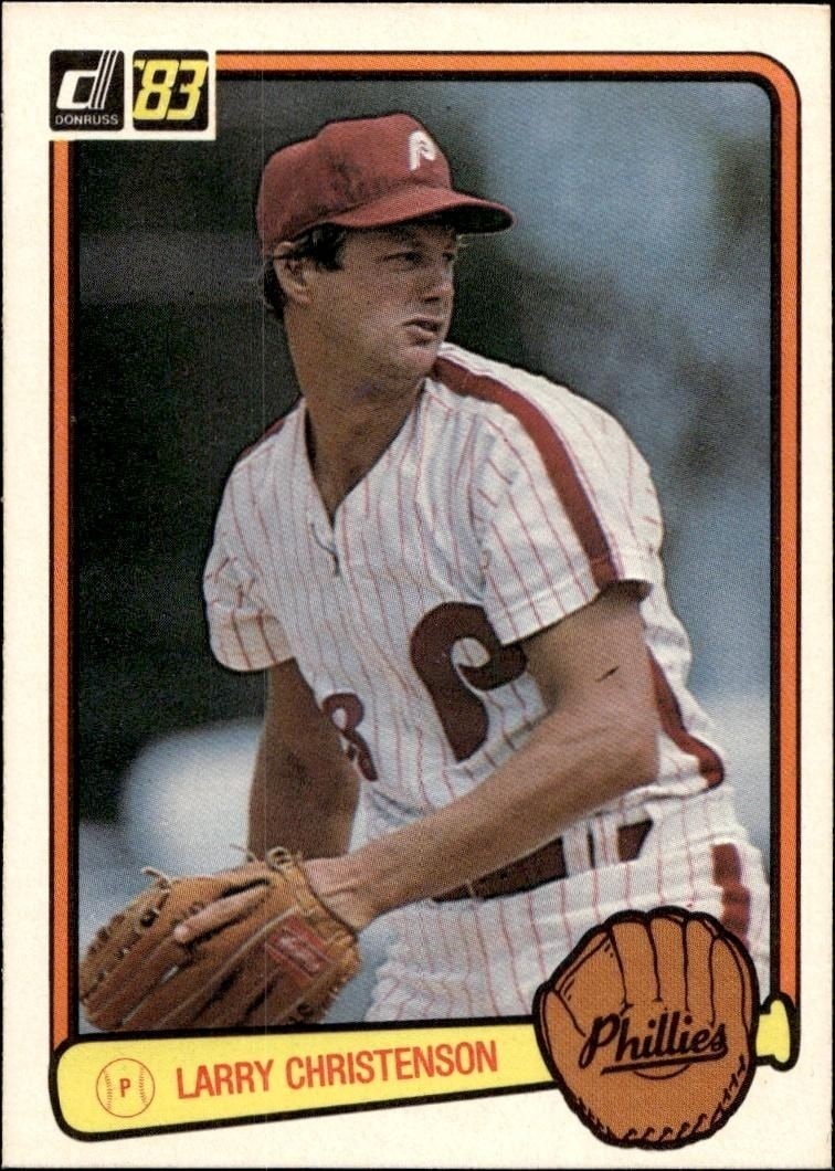1983 Donruss Larry Christenson #345 trading card