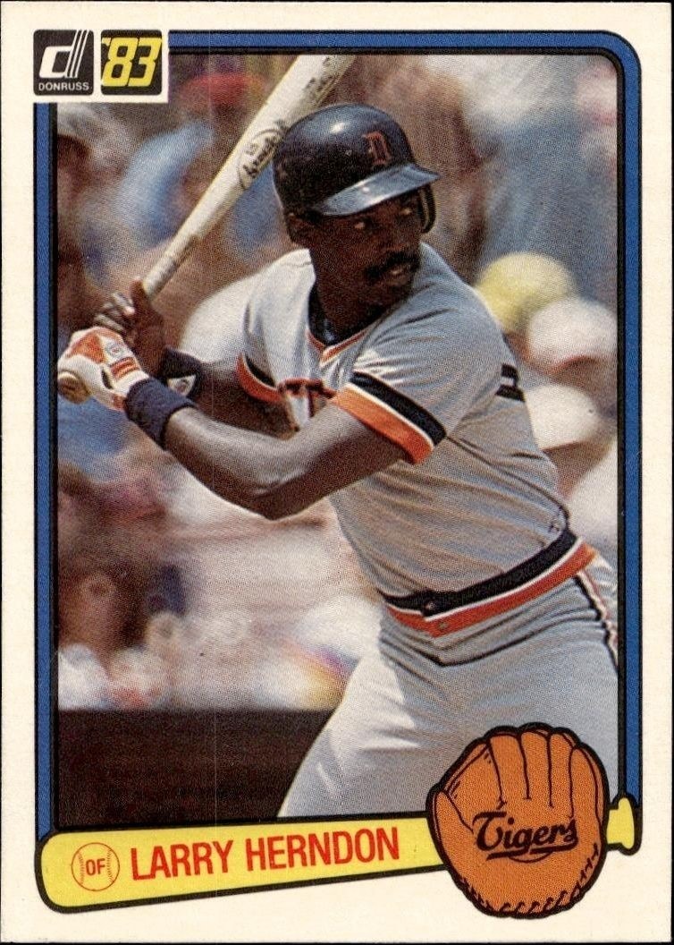 1983 Donruss Larry Herndon #585 trading card