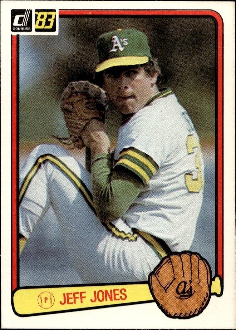 1983 Donruss Jeff Jones #651 trading card