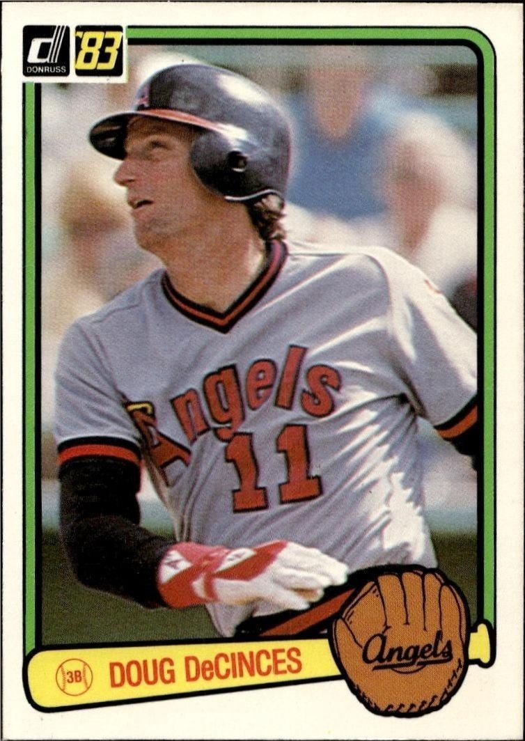 1983 Donruss Doug DeCinces #216 trading card