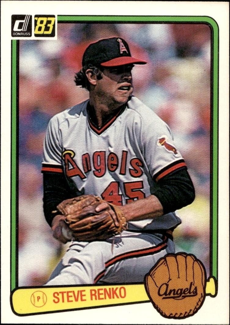 1983 Donruss Steve Renko #393 trading card