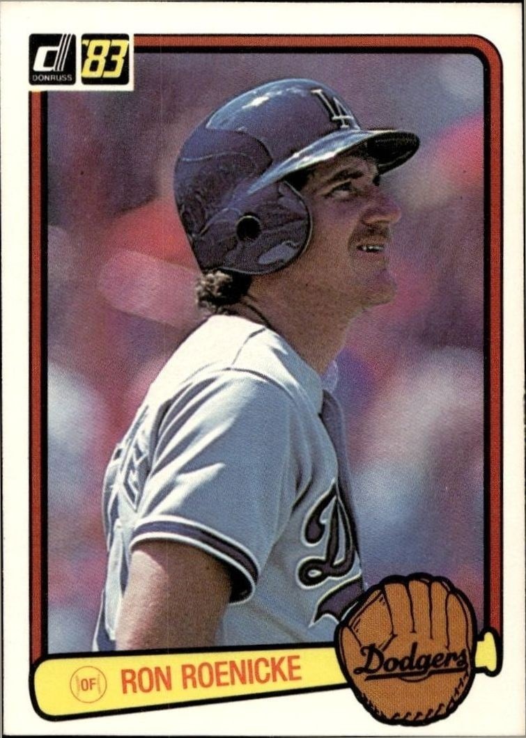1983 Donruss Ron Roenicke #327 trading card