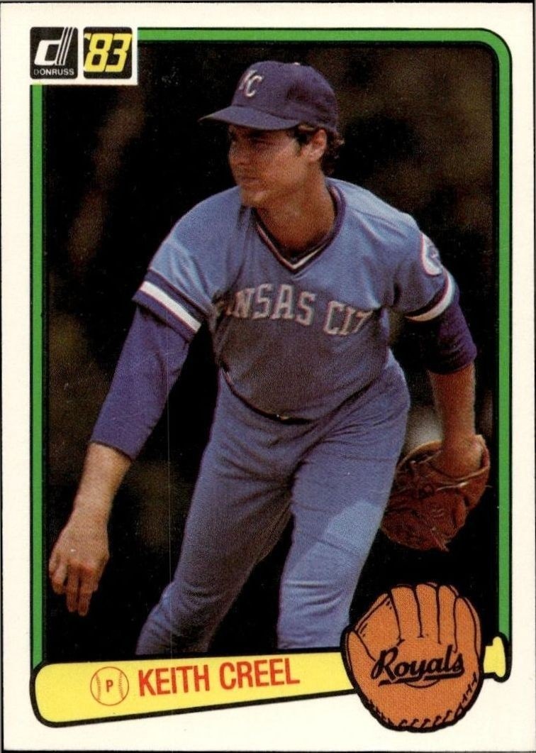 1983 Donruss Keith Creel #574 trading card