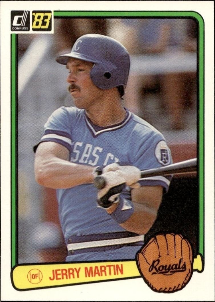 1983 Donruss Jerry Martin #138 trading card