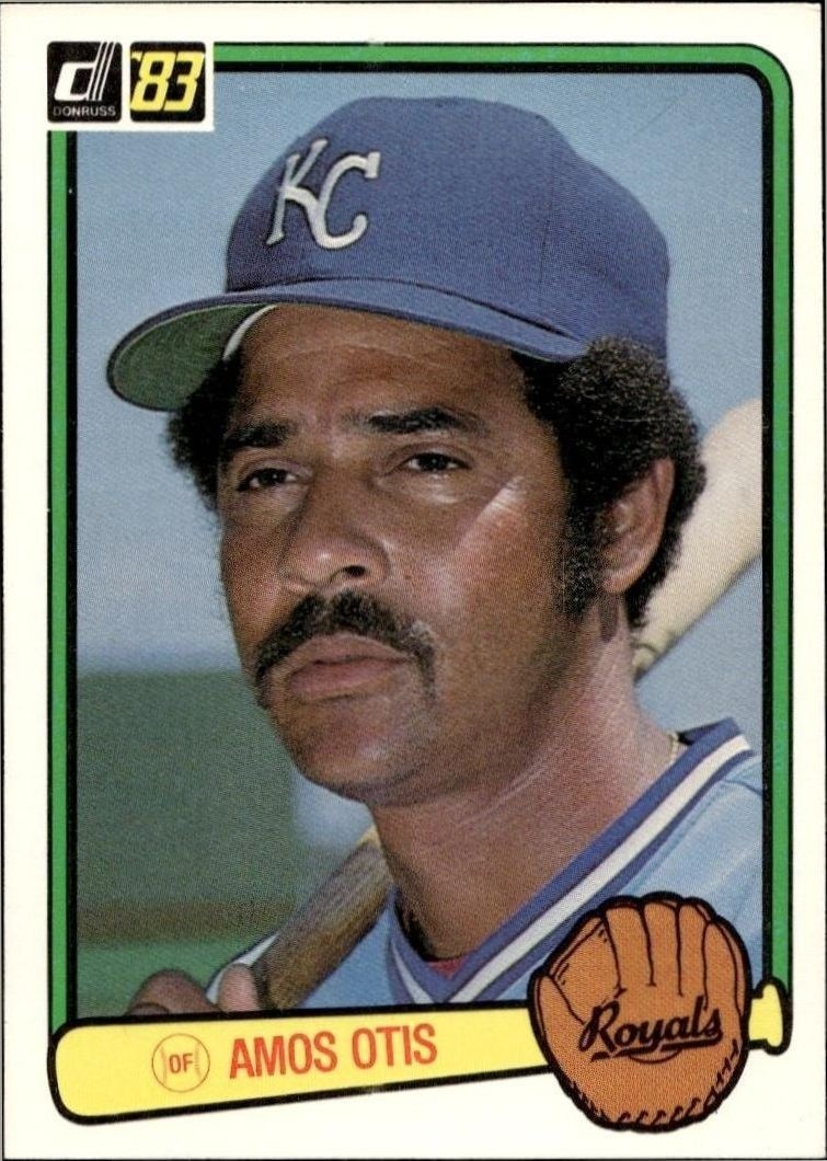 1983 Donruss Amos Otis #364 trading card