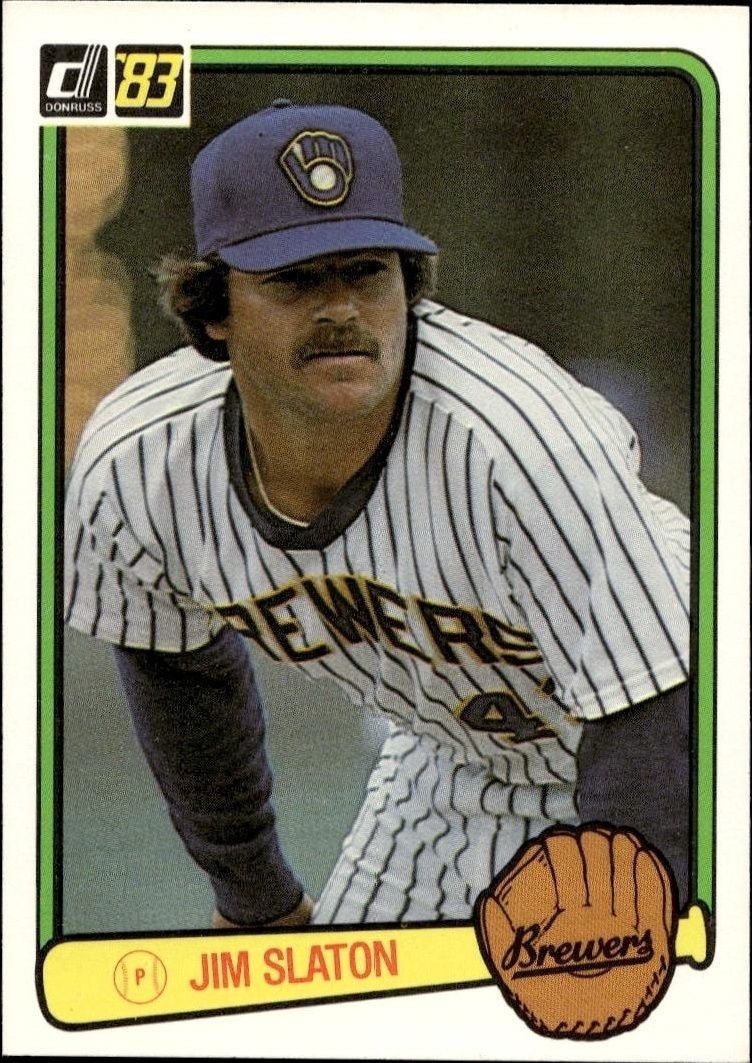 1983 Donruss Jim Slaton #330 trading card