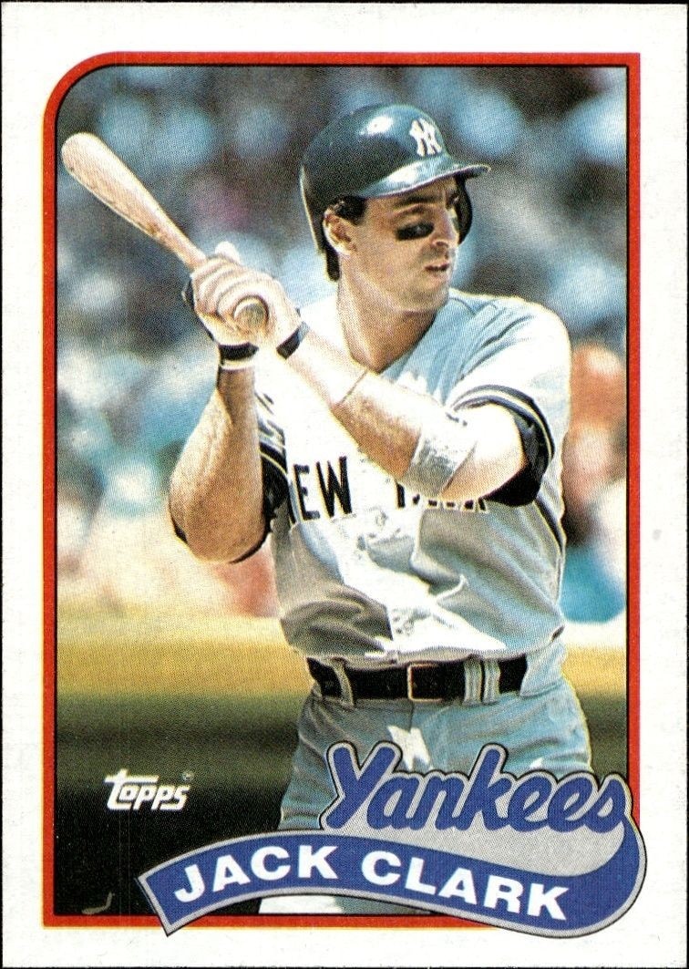 1989 Topps Jack Clark #410 trading card
