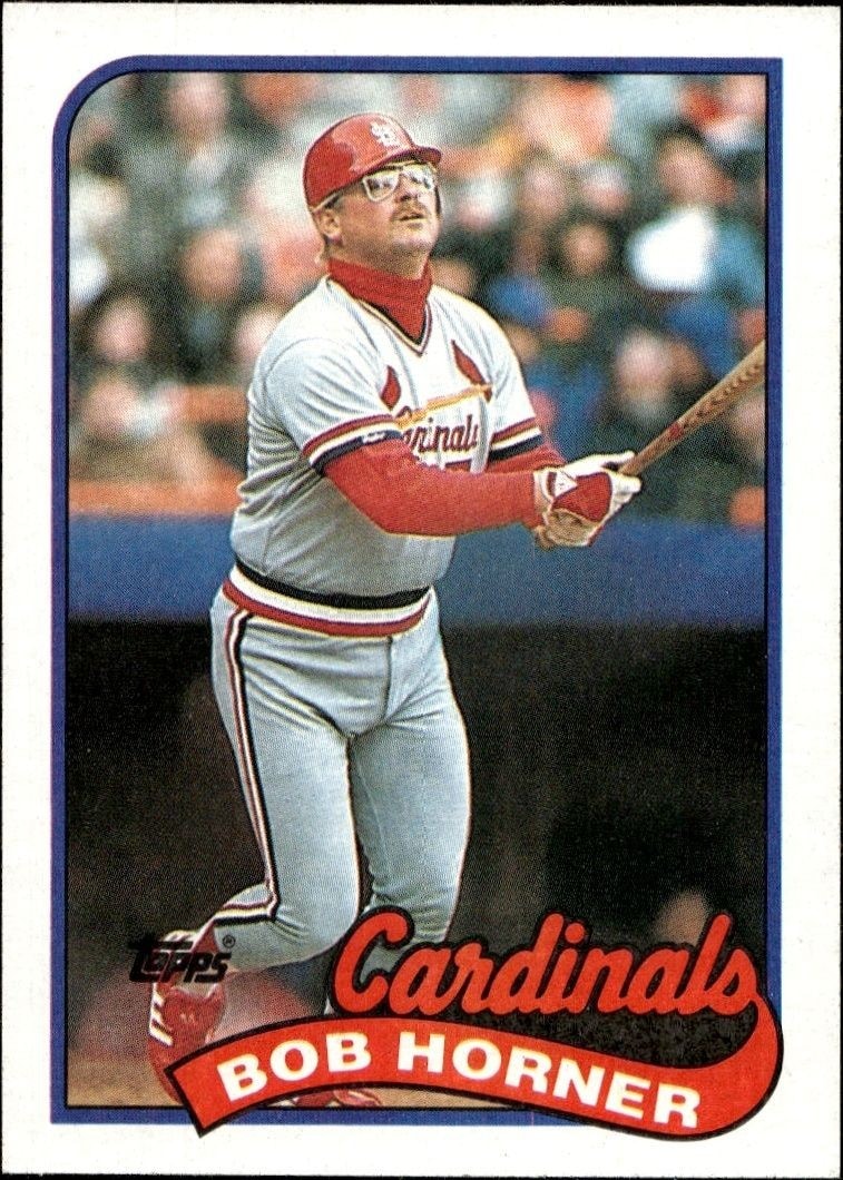 1989 Topps Bob Horner #510 trading card