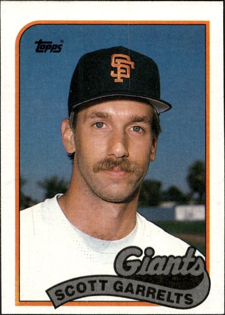 1989 Topps Scott Garrelts #703 trading card
