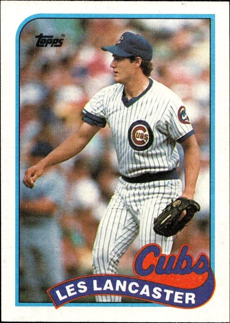 1989 Topps Les Lancaster #694 trading card