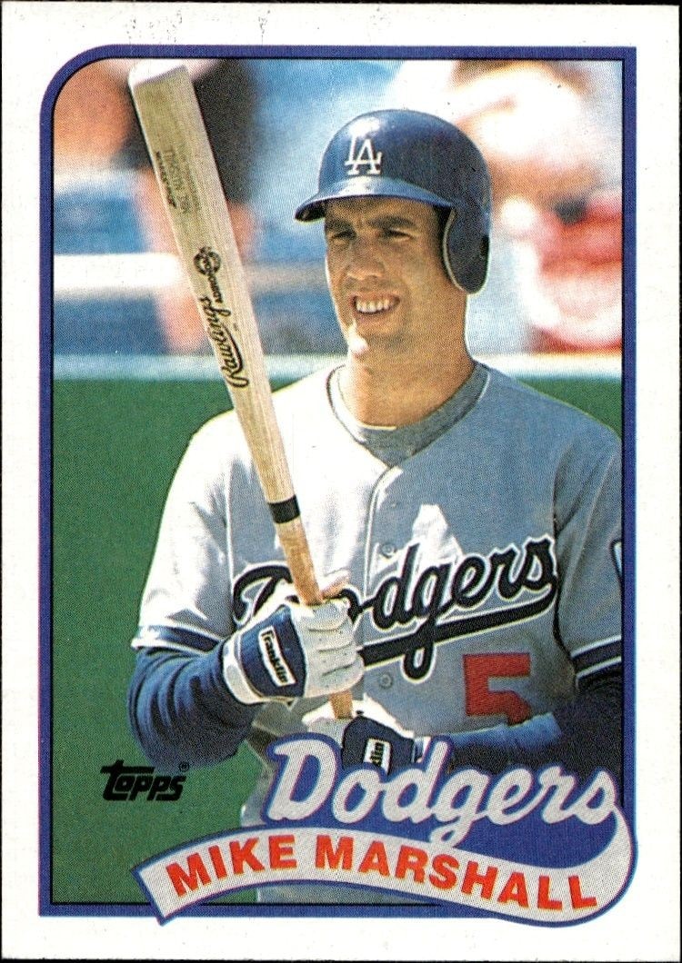 1989 Topps Mike Marshall #582 trading card