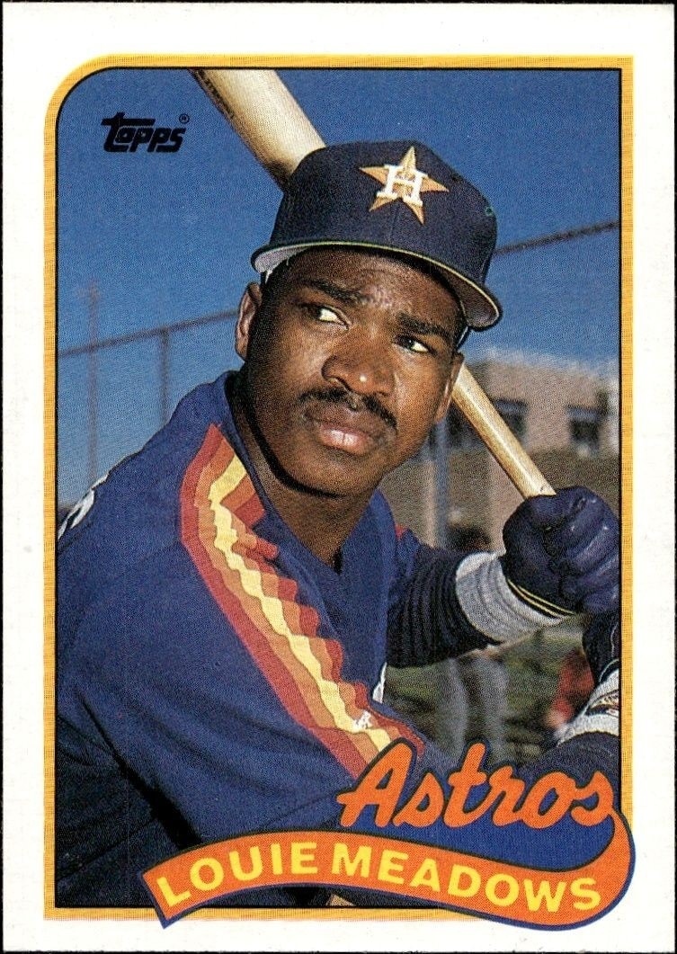 1989 Topps Louie Meadows #643 trading card