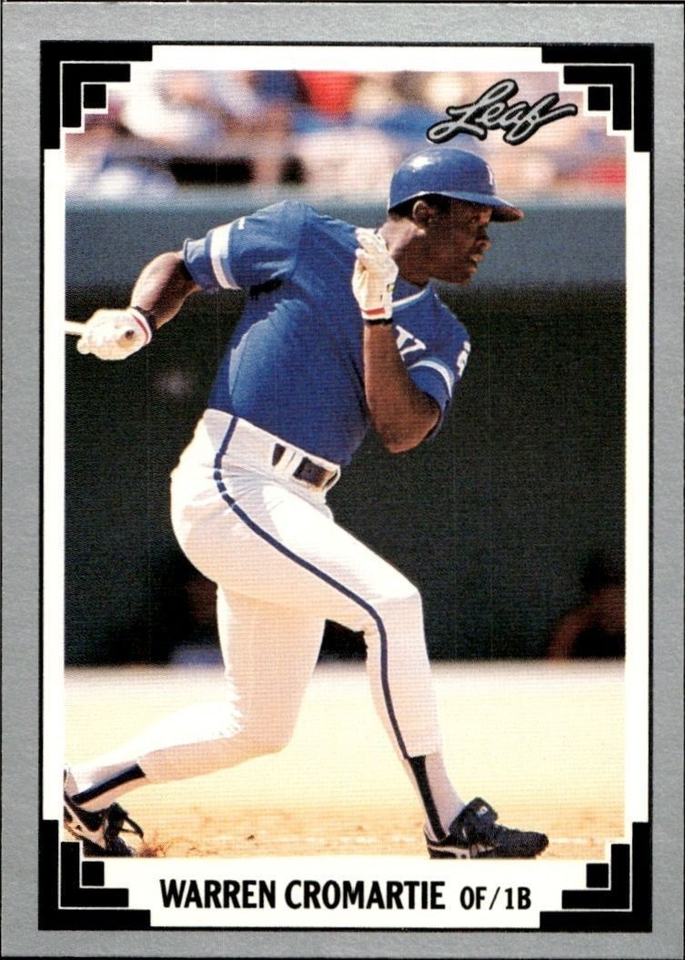 1991 Leaf Warren Cromartie #458 trading card