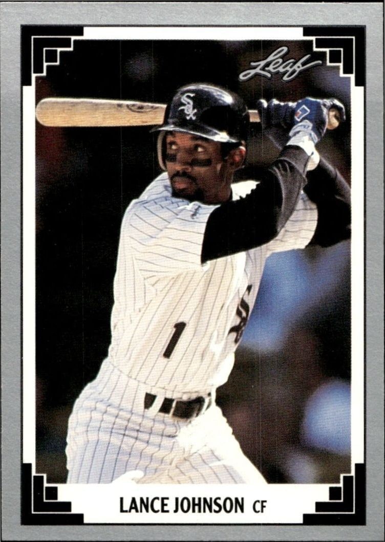 1991 Leaf Lance Johnson #403 trading card