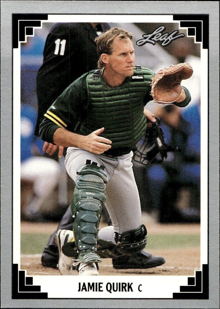 1991 Leaf Jamie Quirk #431 trading card