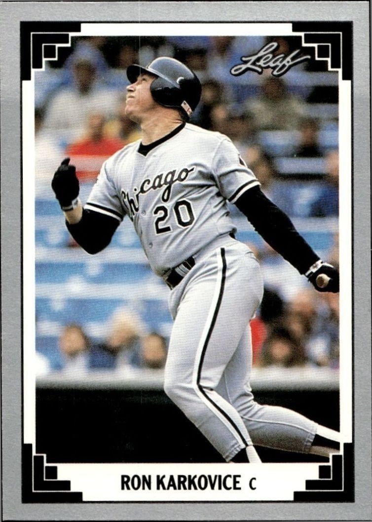 1991 Leaf Ron Karkovice #515 trading card