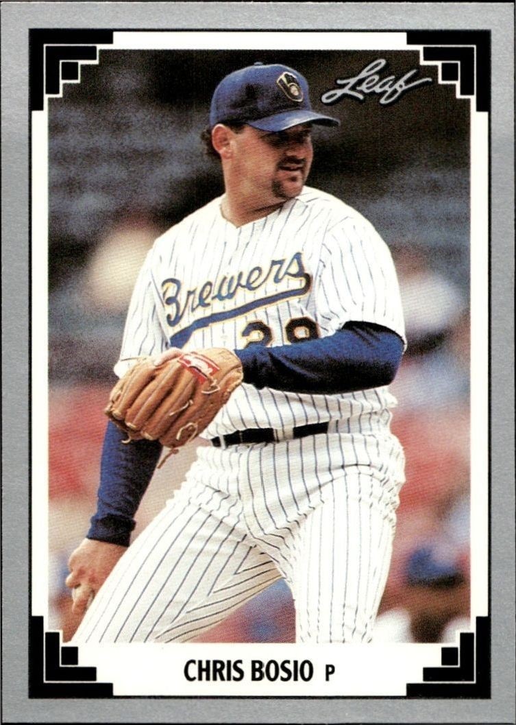 1991 Leaf Chris Bosio #518 trading card