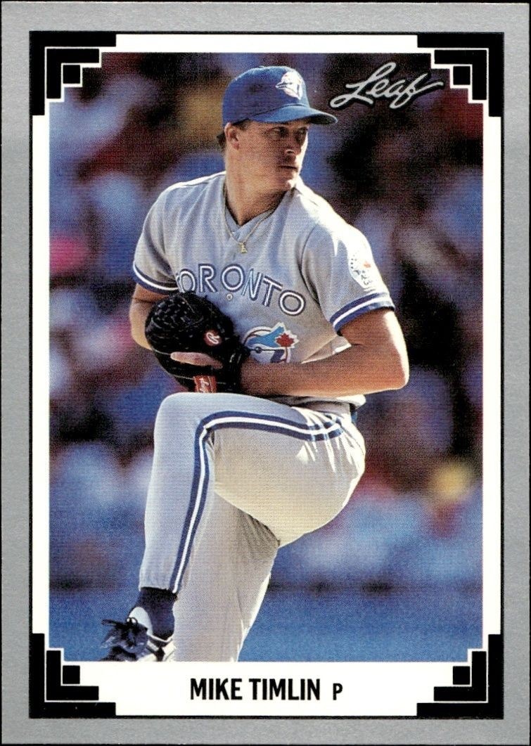 1991 Leaf Mike Timlin #525 trading card