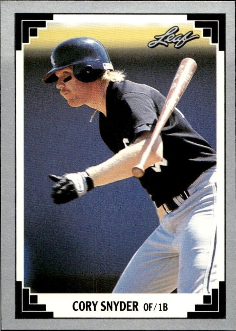 1991 Leaf Cory Snyder #506 trading card