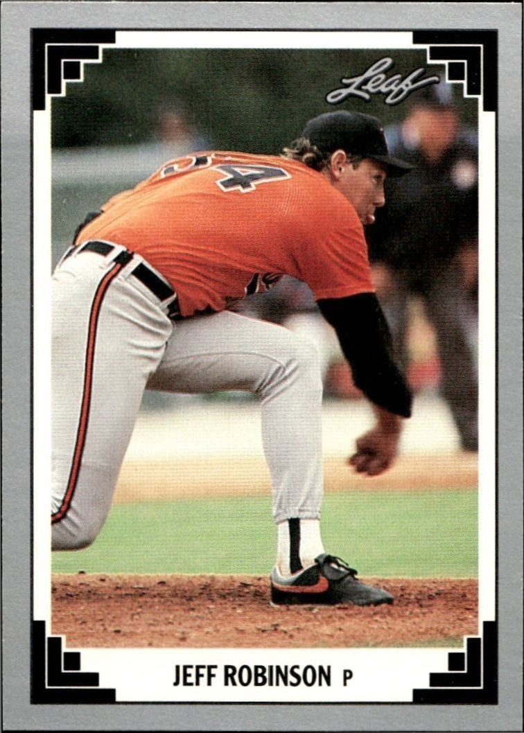 1991 Leaf Jeff Robinson #464 trading card