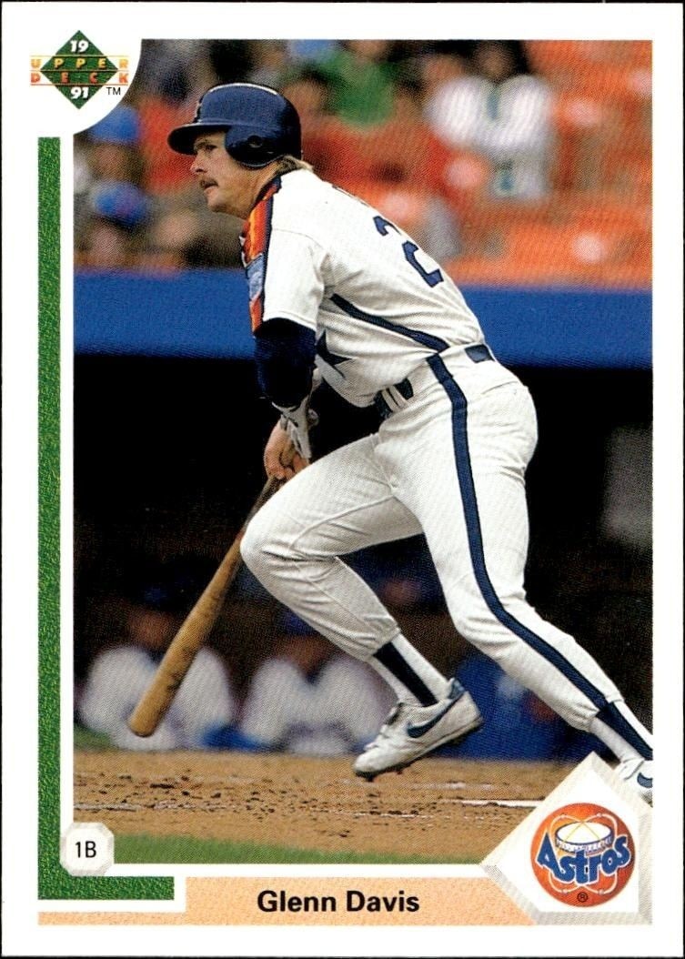 1991 Upper-Deck Low Number Glenn Davis #535 trading card