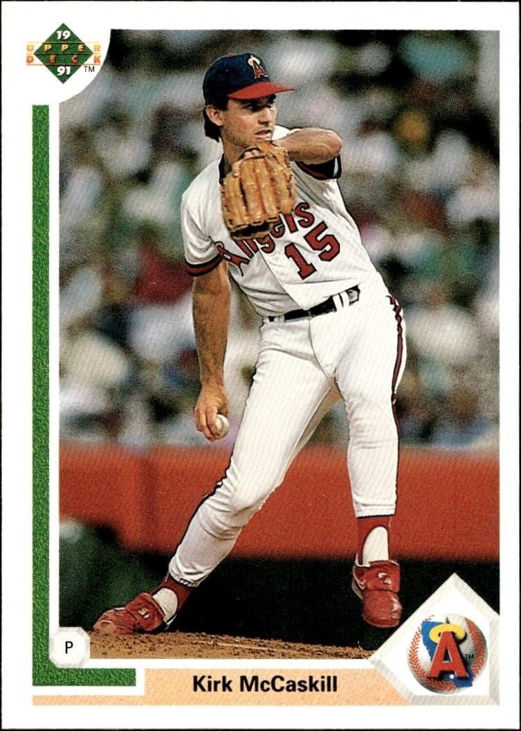 1991 Upper-Deck Low Number Kirk McCaskill #539 trading card