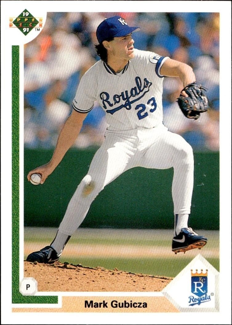 1991 Upper-Deck Low Number Mark Gubicza #541 trading card