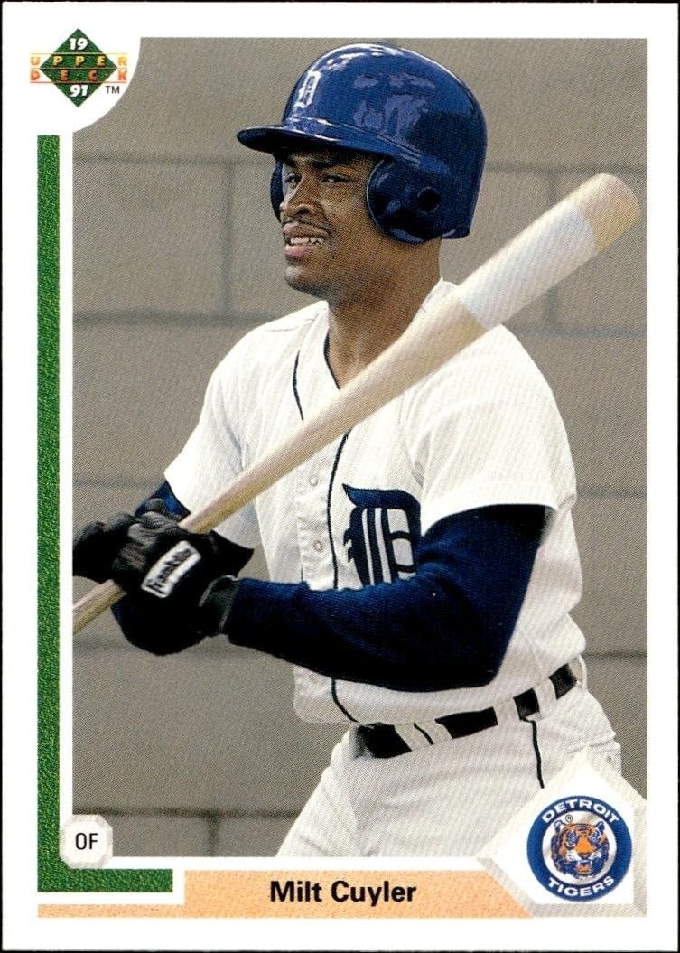 1991 Upper-Deck Low Number Milt Cuyler #556 trading card