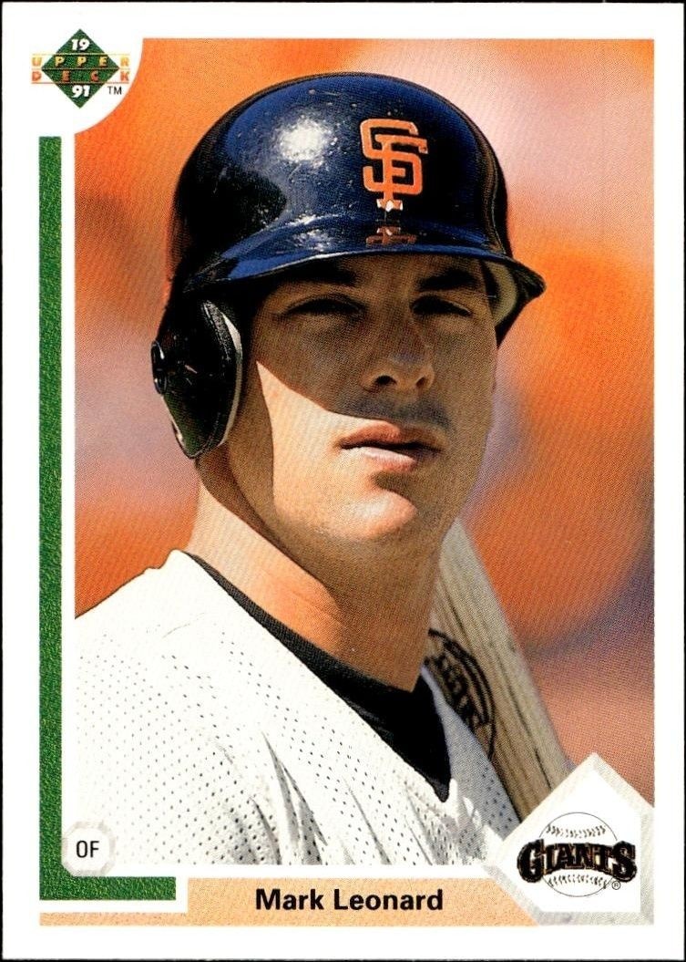 1991 Upper-Deck Low Number Mark Leonard #557 trading card