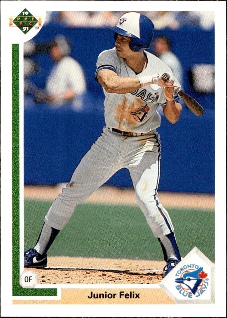 1991 Upper-Deck Low Number Junior Felix #563 trading card
