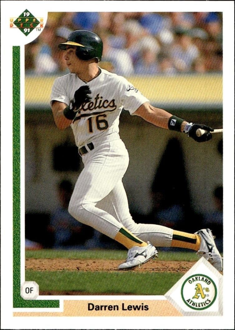 1991 Upper-Deck Low Number Darren Lewis #564 trading card