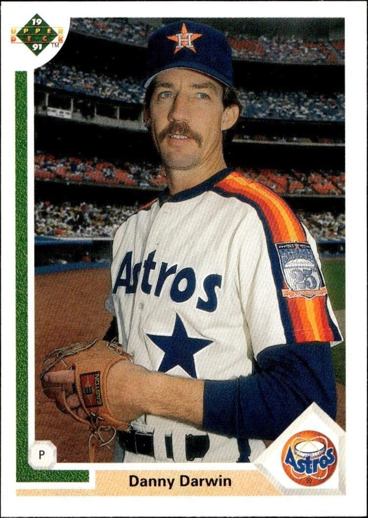 1991 Upper-Deck Low Number Danny Darwin #586 trading card