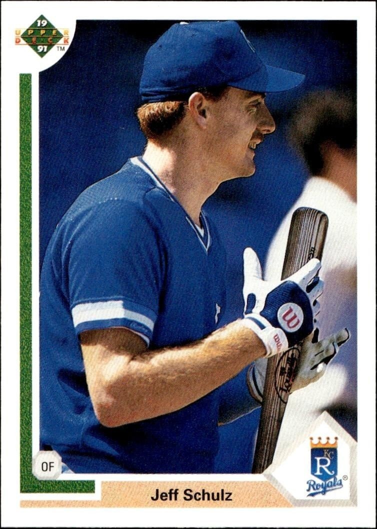 1991 Upper-Deck Low Number Jeff Schulz #607 trading card