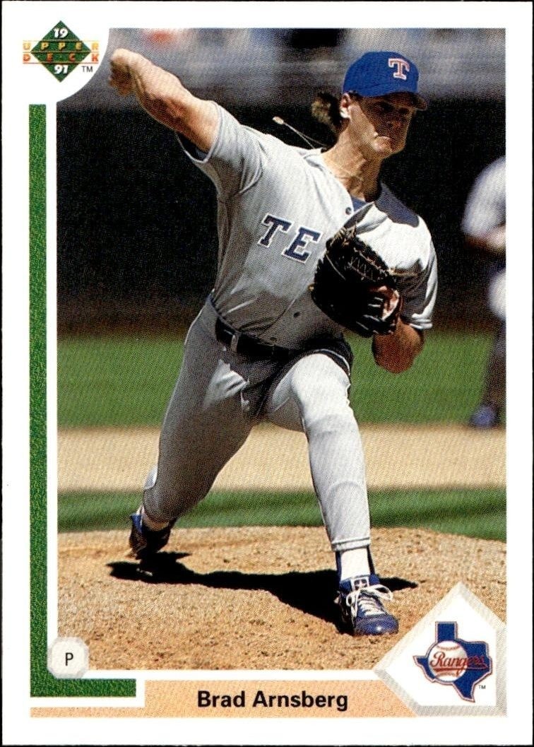 1991 Upper-Deck Low Number Brad Arnsberg #608 trading card
